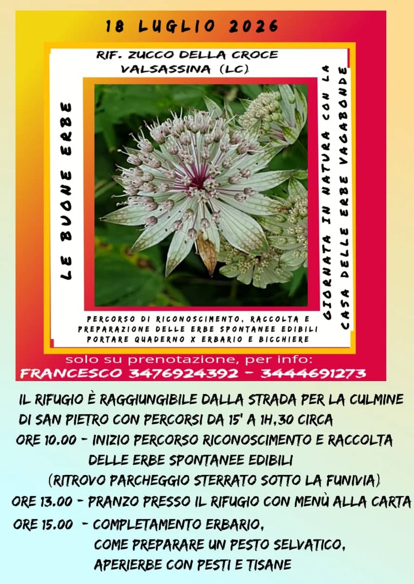 Le Buone Erbe – Giornata in natura con la Casa delle Erbe Vagabonde