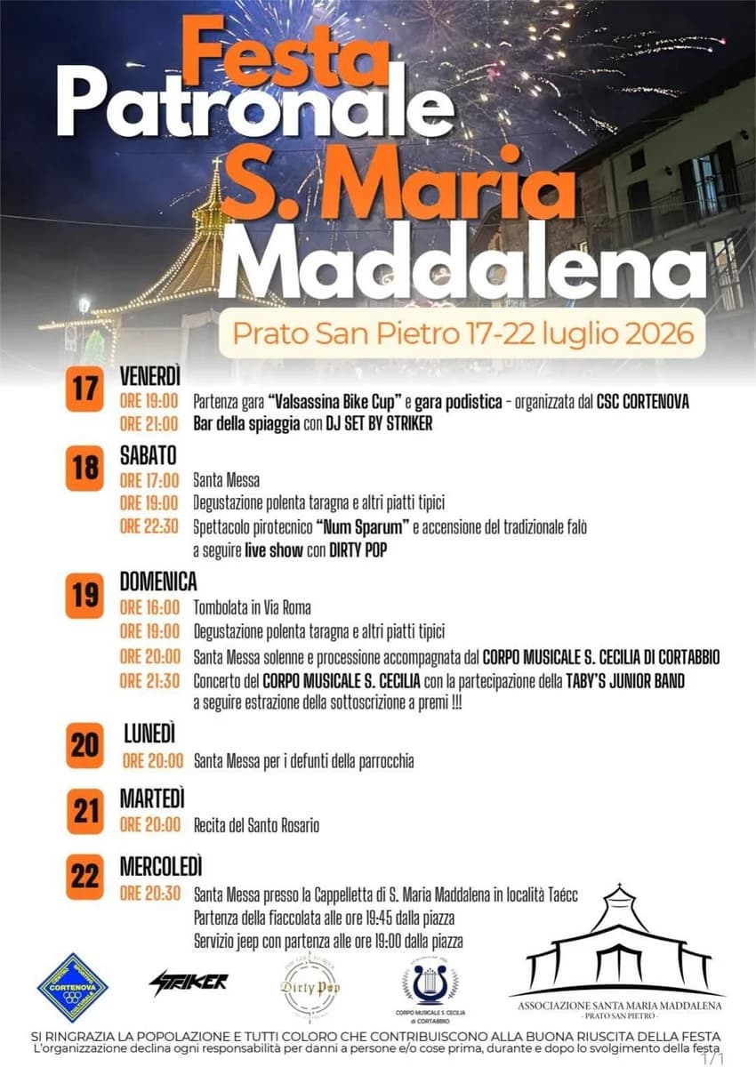 Festa Patronale S. Maria Maddalena