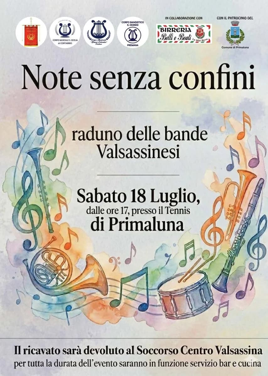 Note senza confini – Raduno delle bande valsassinesi
