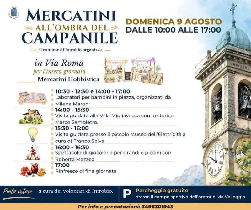 Mercatini all’ombra del campanile