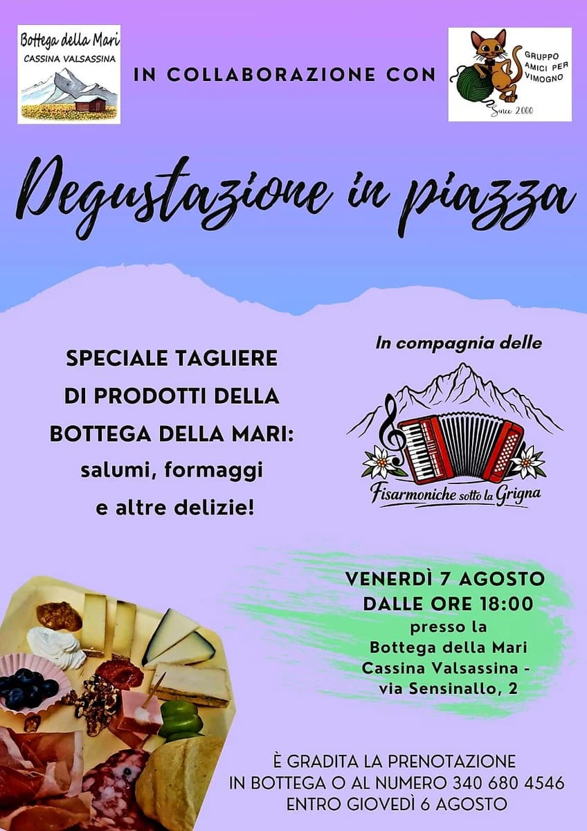 Degustazione in piazza