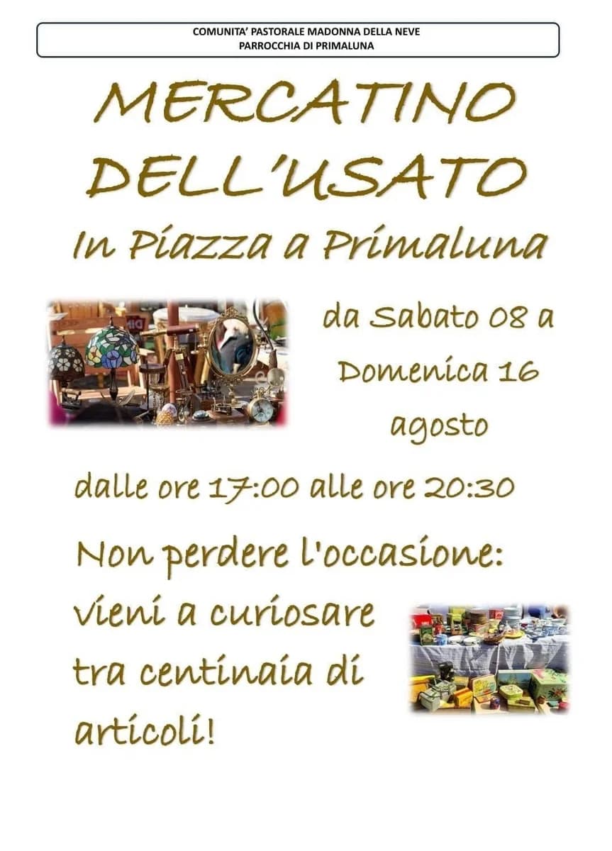 Mercatino dell'usato