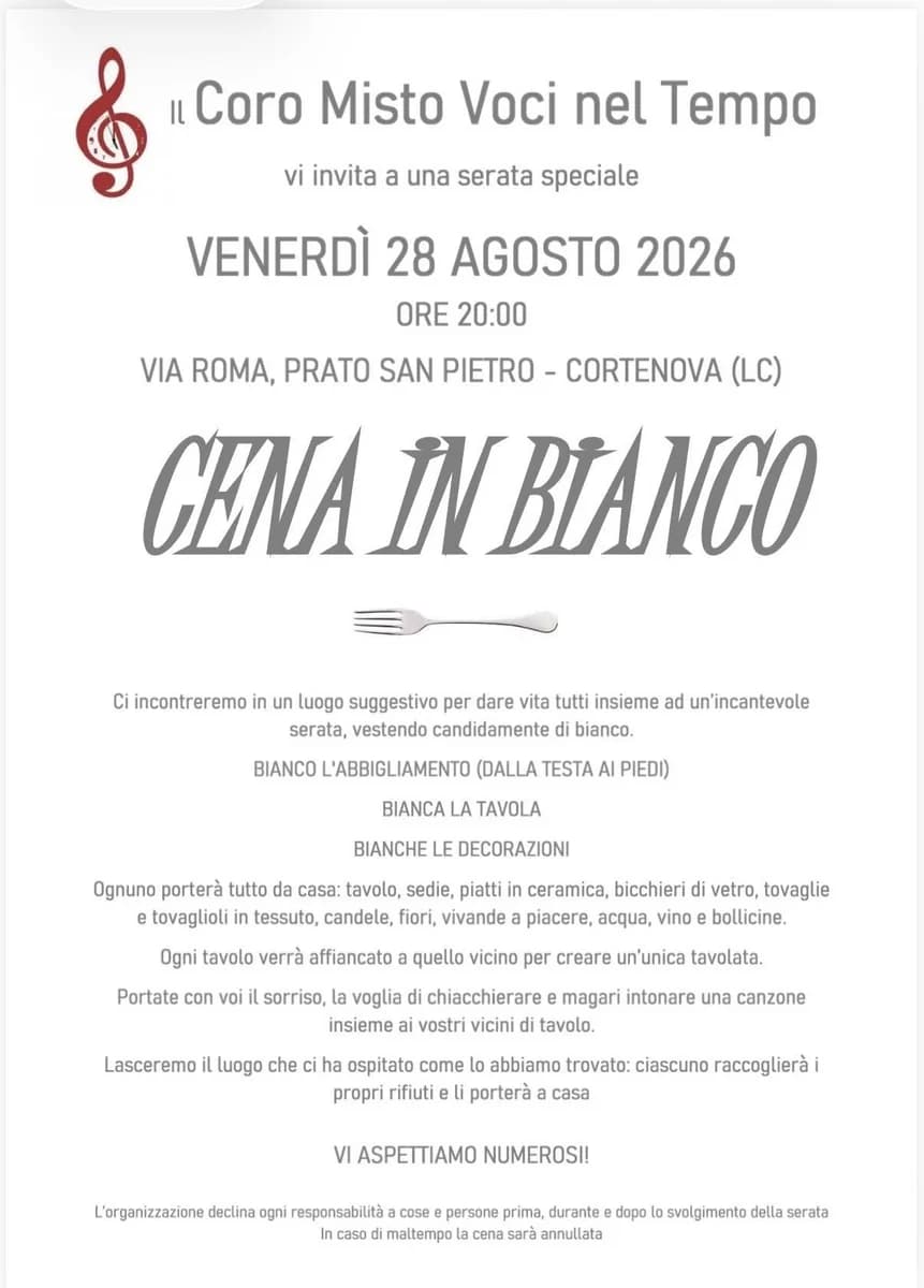 Cena in Bianco