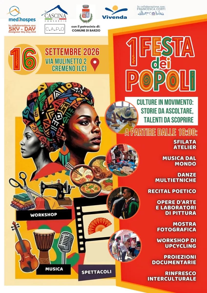 Locandina evento: 1a Festa dei Popoli