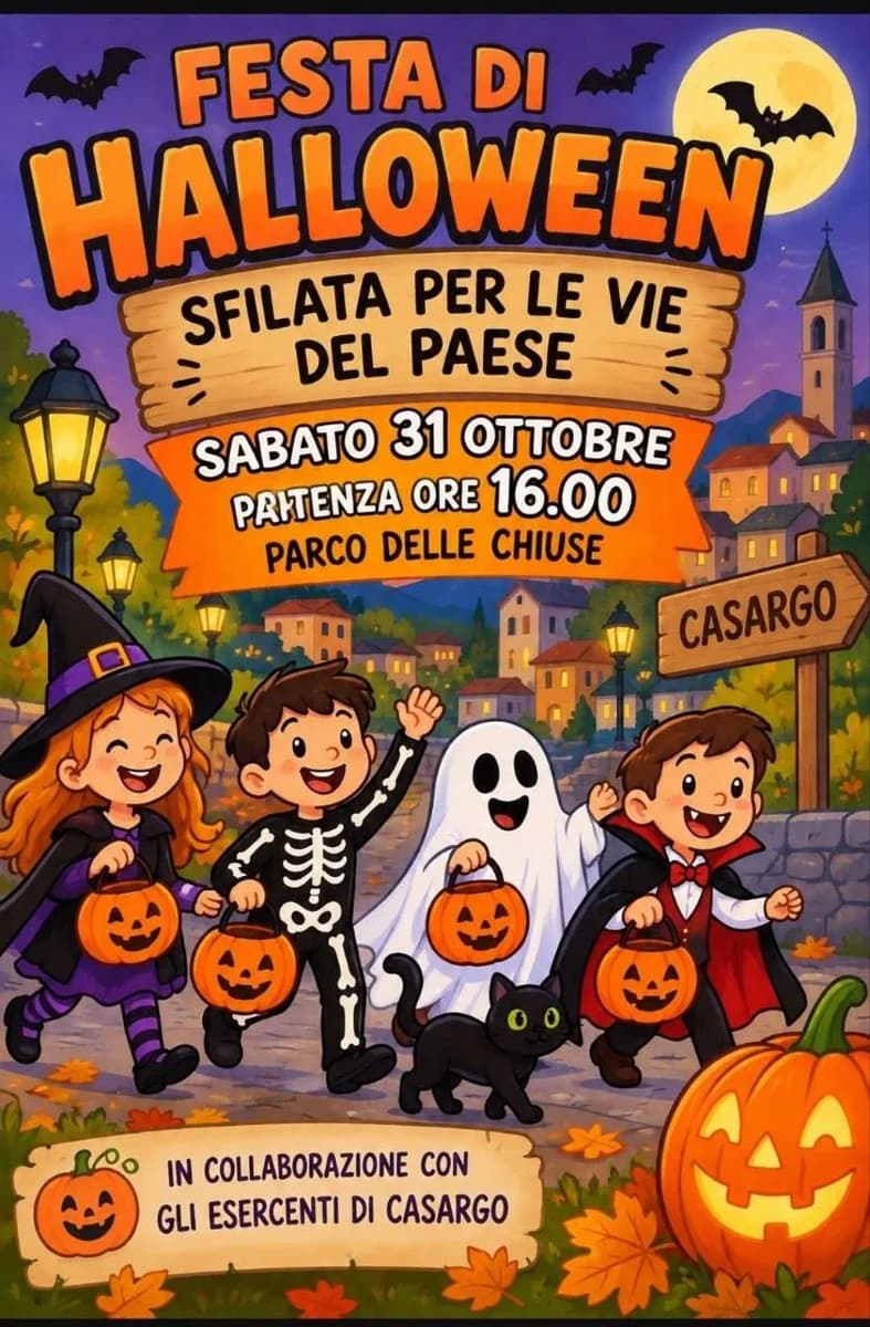Locandina evento: Festa di Halloween a Casargo